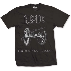 AC/DC Tricou About To Rock Grafic-Negru 2XL