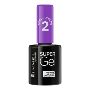 Rimmel Super Gel Step 2 vrchní ochranný lak na nehty s leskem 12 ml