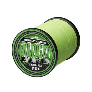 DAM MADCAT pletená šňůra Distance 8- Braid 675m 0,60mm zelená