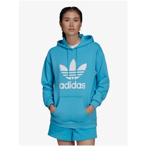 Blue Women's Patterned Hoodie adidas Originals - Women