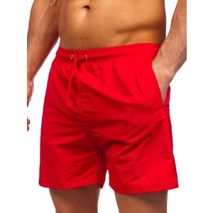 Pantaloni scurți de baie roșii Bolf YW07003