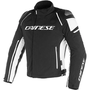 Dainese Racing 3 D-Dry Negru-Alb 56 Geacă textilă