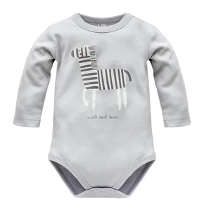 Pinokio Kids's Wild Animals Longsleeve Bodysuit