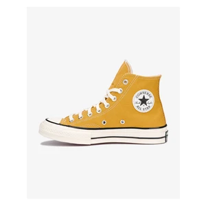 Hořčicové kotníkové tenisky Converse Chuck 70 Hi - Pánské