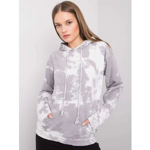 Gray women's hoodie from RUE PARIS