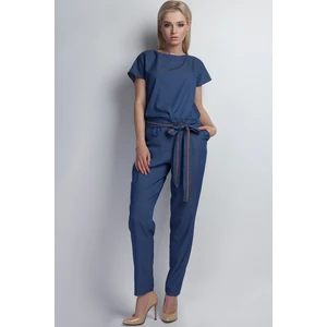 Dámske oblečenie  Lanti Lanti_Jumpsuit_Kb107_Jeans