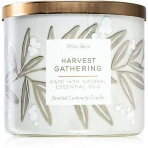 Bath & Body Works Harvest Gathering vonná svíčka s esenciálními oleji 411 g