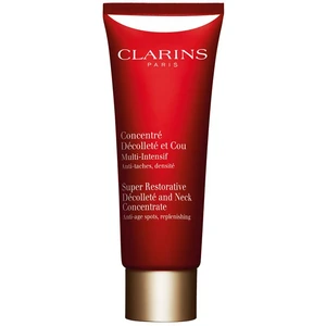 Clarins Super Restorative Décolleté and Neck Concentrate spevňujúci protivráskový krém na krk a dekolt 75 ml