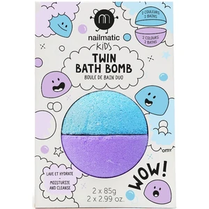 Nailmatic Kids bomba do kúpeľa Blue + Violet 2x85 g