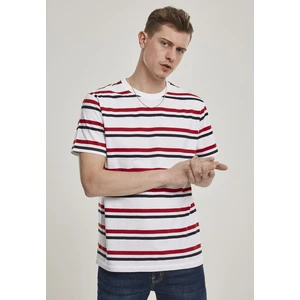 Yarn Dyed Skate Stripe Tee white/red/midnightnavy