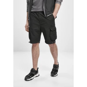 Double Pocket Cargo Shorts Black