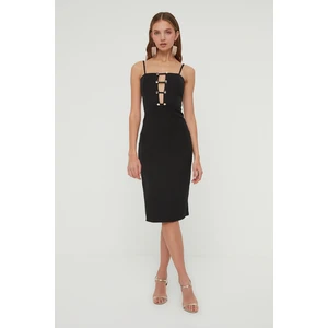 Trendyol Black Collar Detailed Dress