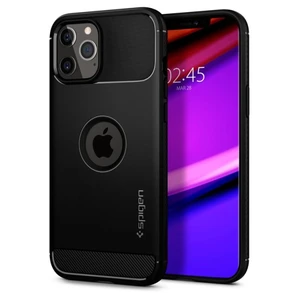 Tok Spigen Rugged Armor  Apple iPhone 12 Pro Max, fekete