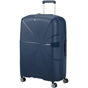 American Tourister Skořepinový cestovní kufr StarVibe L EXP 100/106 l - tmavě modrá