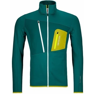 Ortovox Outdoorová bunda Fleece Grid Jacket M Pacific Green 2XL