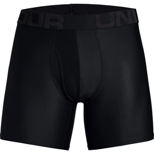 Pánské boxerky Under Armour Tech 6in 2 Pack  Black  S