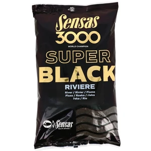 Sensas kŕmenie 3000 super black 1kg-riviere