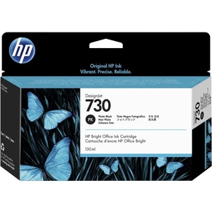 HP 730 P2V67A foto černá (photo black) originální cartridge