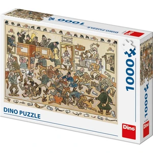 Dino Puzzle Josef Lada lotta nel pub 1000 parti