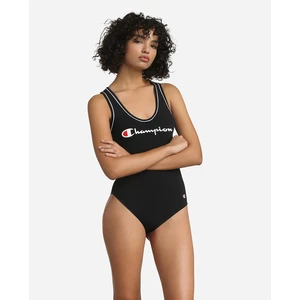 CHAMPION BODYSUIT - Women's Points with Champion Logo - Black