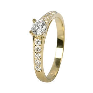 Brilio Dámský prsten s krystaly 229 001 00668 53 mm