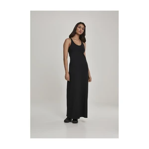 Ladies Long Racer Back Dress black