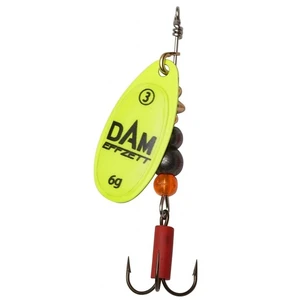 Dam třpytka effzett fluo spinner yellow - velikost 3 6 g