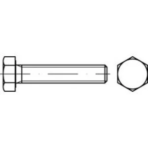 Šestihranné šrouby TOOLCRAFT TO-5443395, N/A, 44 mm, 25 mm, ocel, 100 ks