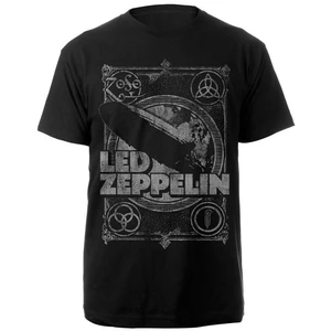 Led Zeppelin Tricou Vintage Print LZ1 Negru L