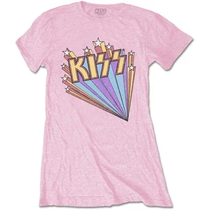 Kiss T-shirt Stars Rose S