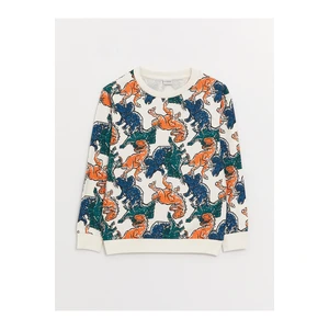 LC Waikiki Crew Neck Printed Long Sleeve Boys' T-Shirt