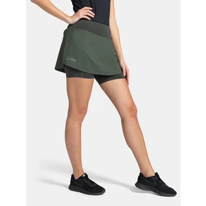 Women's running skirt KILPI TITICACA-W Dark green