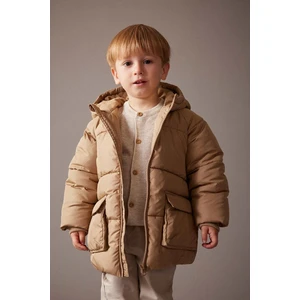 DEFACTO Baby Boy Hooded Fleece Lined Puffer Jacket