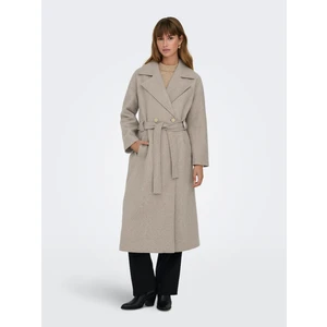 Women's grey brindle coat ONLY Ingrid - Women