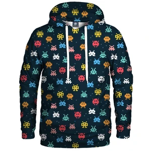 Aloha From Deer Unisex's Space Invaders Hoodie H-K AFD365