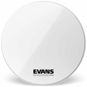 Evans BD16MX1W MX1 Marching Bass White 16" Feță pentru tobă de fanfară