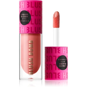 Makeup Revolution Blush Bomb krémová tvářenka odstín Glam Orange 4,6 ml