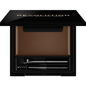 Makeup Revolution Bullet Brow fixačný vosk na obočie odtieň Dark Brown 3,6 g