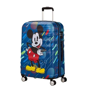 American Tourister Cestovní kufr Wavebreaker Disney Spinner 64 l - matná modrá