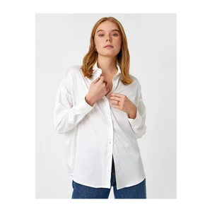 Koton Shirt - White - Regular fit