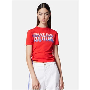 Red Versace Jeans Couture Women's T-Shirt - Women