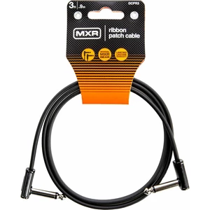 Dunlop MXR DCPR3 Ribbon Patch Cable Negro 0,9 m Angulado - Angulado