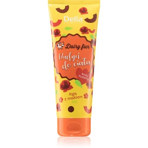 Delia Cosmetics Dairy Fun rozmaznávajúca telová pena Fig 250 ml