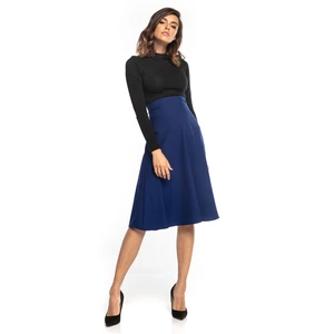 Tessita Woman's Skirt T348 4 Navy Blue