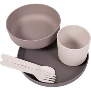 Bo Jungle Tableware Set jedálenská sada pre deti Grey 5 ks