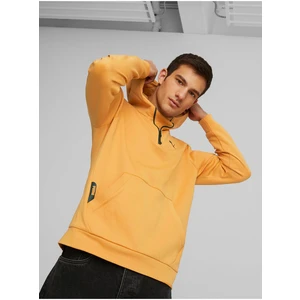 Orange Mens Hoodie Puma - Men