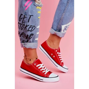 Women's Classic Sneakers Red Omerta