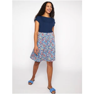 Light blue women floral skirt Blutsgeschwister - Ladies