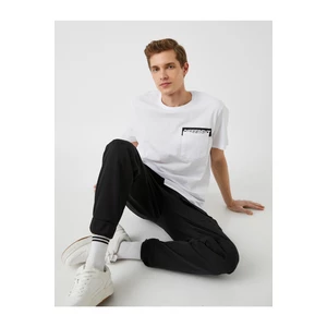 Koton Standard Fit Pocket Printed T-Shirt