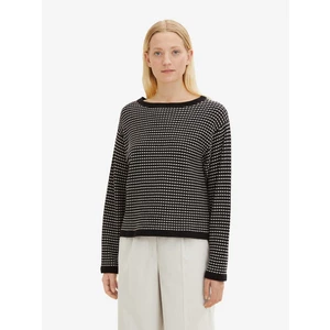 Black Women Patterned Sweater Tom Tailor - Women